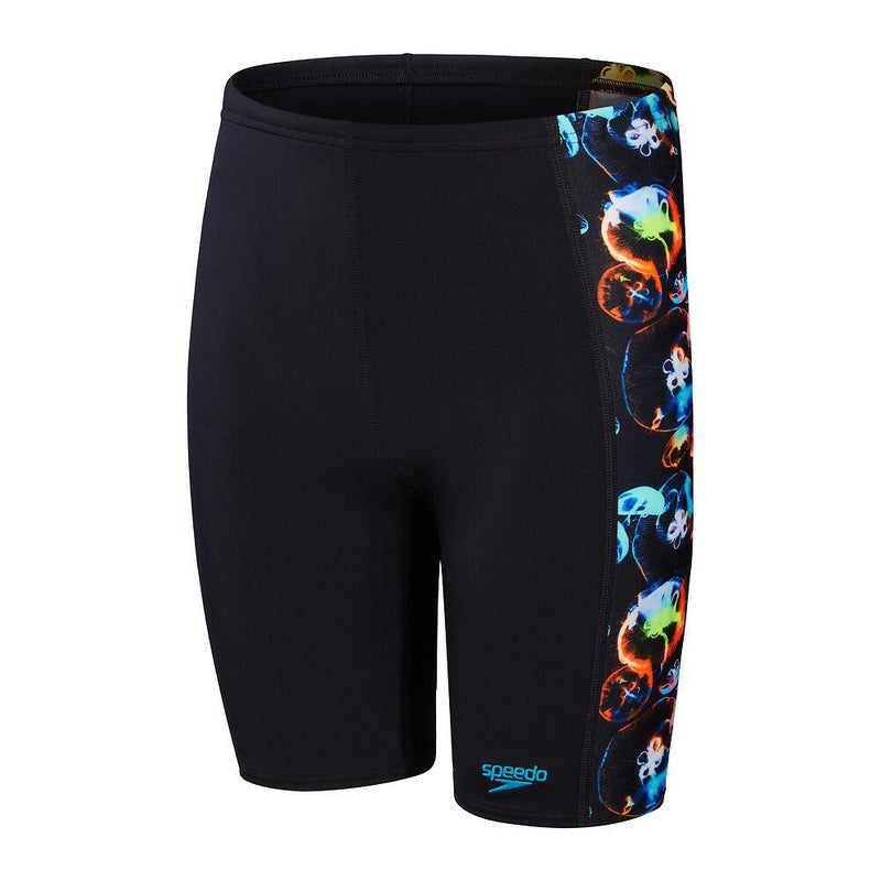 Speedo Boys Digital Allover Jammer-Swimwear-Speedo-AU6 | GB5-6-Black/Hypersonic Blue/Volcanic Orange/Lumo Green/Fluro Tiger-Ashlee Grace Activewear & Swimwear Online