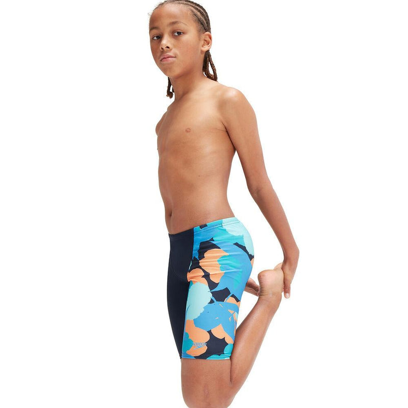Speedo Boys Digital Allover V-Cut Jammer-Swimwear-Speedo-AU6 | GB5-6-True Navy/Baja Blue/Apricot/Mystic/Marine Blue-Ashlee Grace Activewear & Swimwear Online