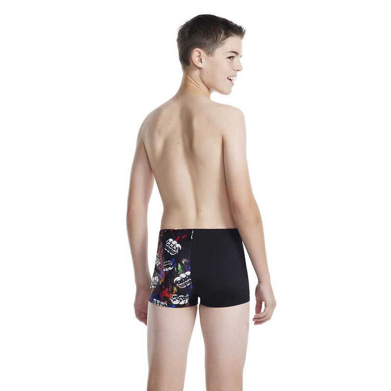 Speedo Boys Digital Aquashort-Swimwear-Speedo-AU6 | GB5-6-Black/Beautiful Blue/Cyan Blue/Marine Blue/Sea Glass/Diva selected-Ashlee Grace Activewear & Swimwear Online