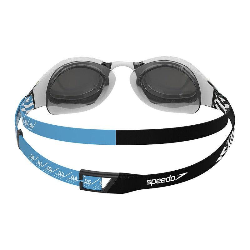Speedo Fastskin Hyper Elite Mirror Goggle-Swim Goggles & Masks-Speedo-ONE SIZE-Green/Orange/Cobalt-Ashlee Grace Activewear & Swimwear Online