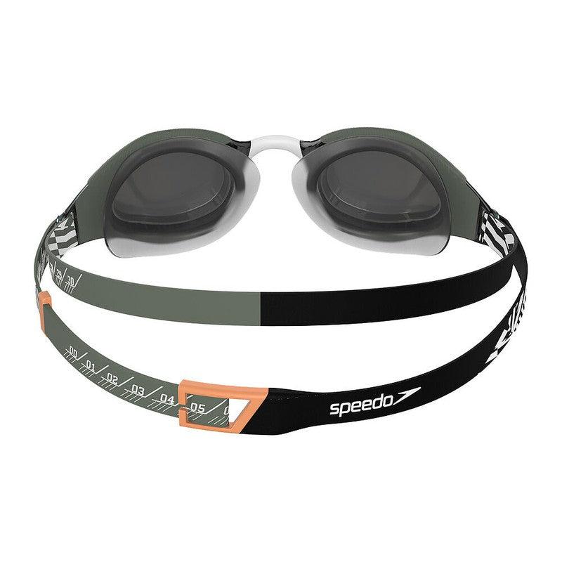 Speedo Fastskin Hyper Elite Mirror Goggle-Swim Goggles & Masks-Speedo-ONE SIZE-Green/Orange/Cobalt-Ashlee Grace Activewear & Swimwear Online