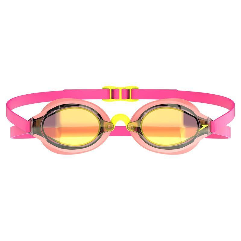 Speedo Fastskin Speedsocket 2 Mirror Goggle-Swim Goggles & Masks-Speedo-ONE SIZE-Neon Melon/Vermillion/Gold Mirror-Ashlee Grace Activewear & Swimwear Online