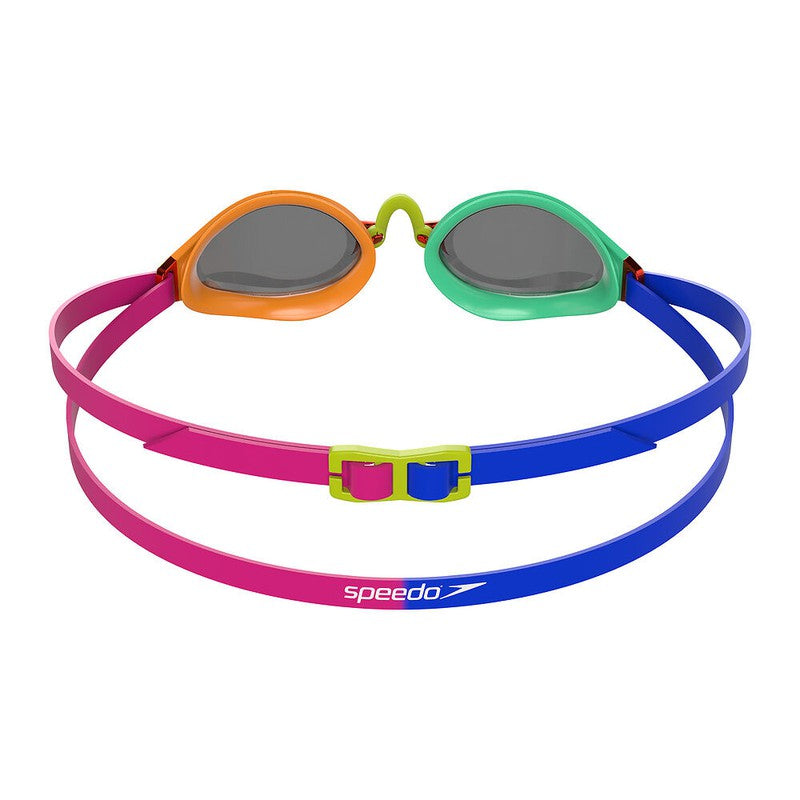 Speedo Fastskin Speedsocket 2 Mirror Goggle-Swim Goggles & Masks-Speedo-ONE SIZE-Harlequin Green/Mandarin Peel/True Cobalt-Ashlee Grace Activewear & Swimwear Online