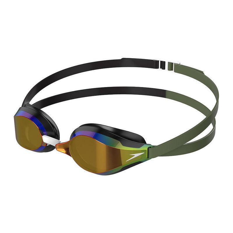Speedo Fastskin Speedsocket 2 Mirror Goggle-Swim Goggles & Masks-Speedo-ONE SIZE-Balck/Country Green/Smoke-Ashlee Grace Activewear & Swimwear Online