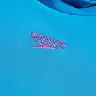 Speedo Girls Printed Short Sleeve Sun Top-Swimwear-Speedo-AU6 | GB7-8-Baja Blue/Mango/Twilight Mauve/Carrot Cake/Neon Violet-Ashlee Grace Activewear & Swimwear Online