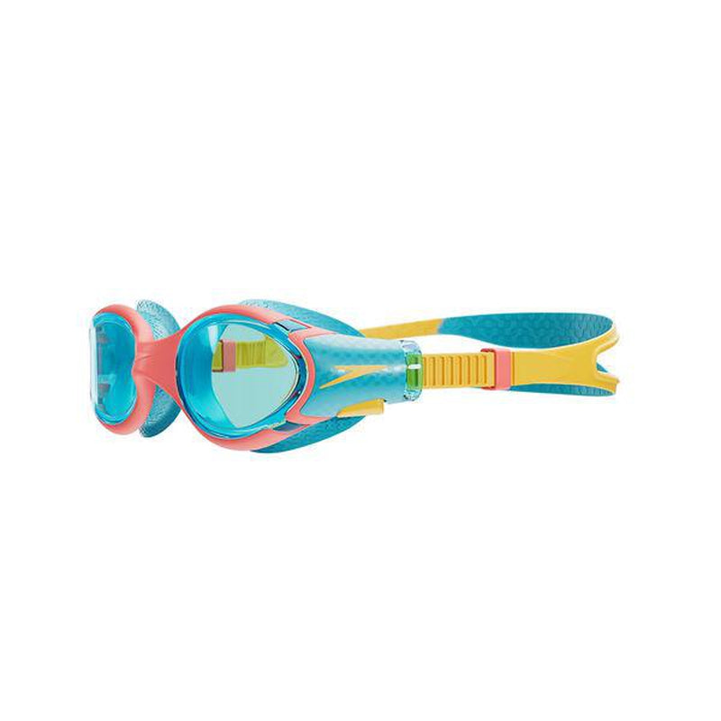 Speedo Junior Biofuse 2.0 Goggles-Swim Goggles & Masks-Speedo-ONE SIZE-Flamingo Pink+Electric Blue+Blue-Ashlee Grace Activewear & Swimwear Online