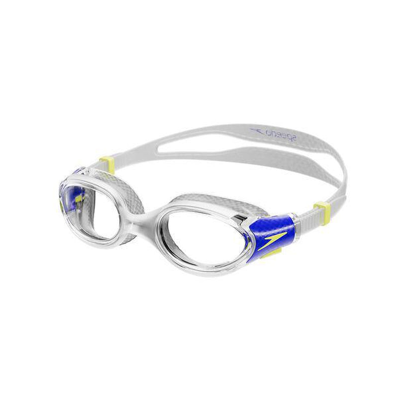 Speedo Junior Biofuse 2.0 Goggles-Swim Goggles & Masks-Speedo-ONE SIZE-Clear+True Cobalt+Lemon Drizzle-Ashlee Grace Activewear & Swimwear Online