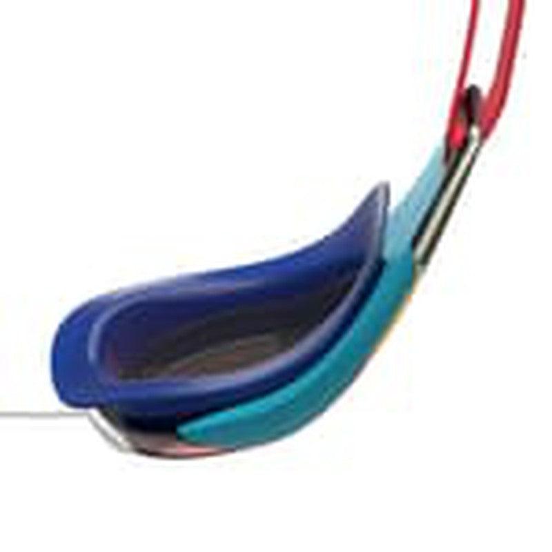 Speedo Junior Fastskin Hyper Elite Mirror Goggle-Swim Goggles & Masks-Speedo-ONE SIZE-Flame Red/Bolt/White-Ashlee Grace Activewear & Swimwear Online