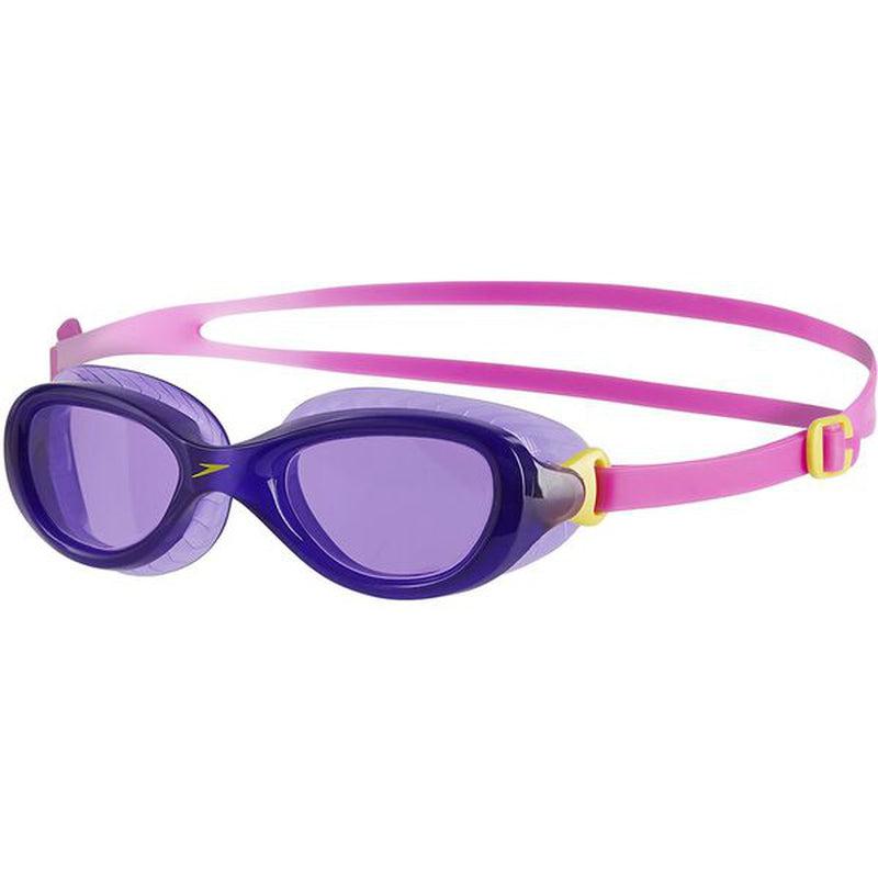 Speedo Junior Futura Classic Goggles-Swim Goggles & Masks-Speedo-ONE SIZE-Ecstatic Pink+Violet-Ashlee Grace Activewear & Swimwear Online