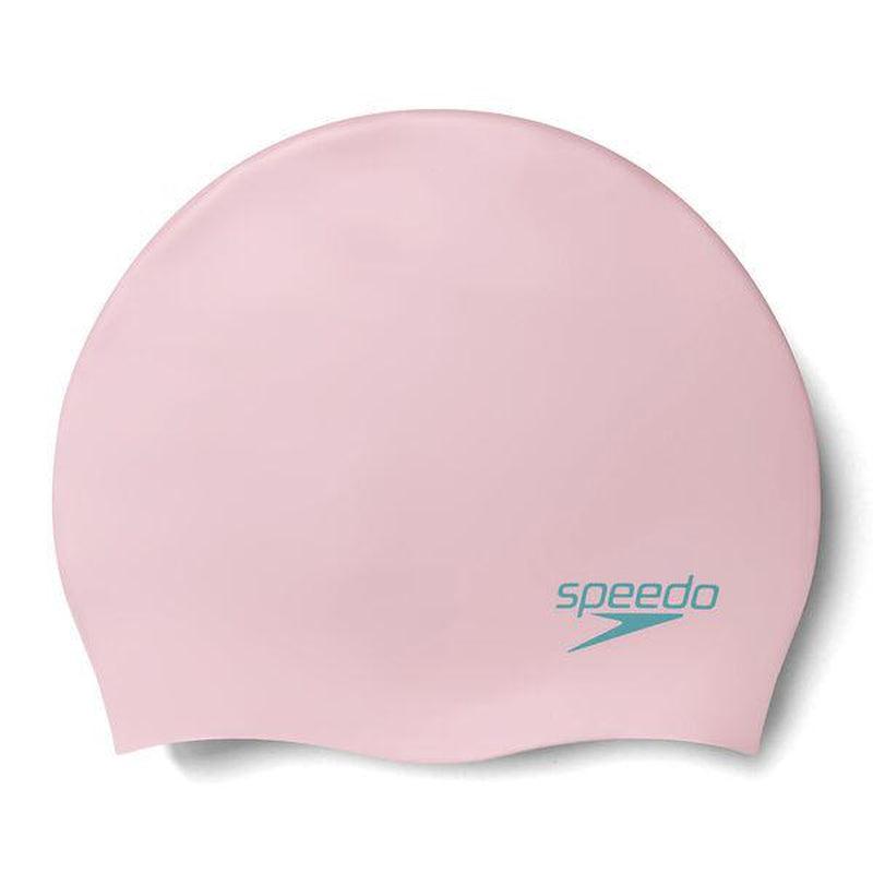 Speedo Junior Moulded Silicone Swim Cap-Swim Caps-Speedo-ONE SIZE-Metallic Oyster-Ashlee Grace Activewear & Swimwear Online