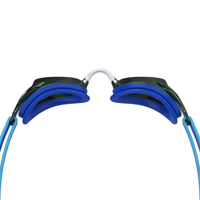 Speedo Junior Vanquisher 3.0 Mirror Goggle-Swim Goggles & Masks-Speedo-ONE SIZE-Cobalt Pop/Cobalt/Gold Mirror-Ashlee Grace Activewear & Swimwear Online