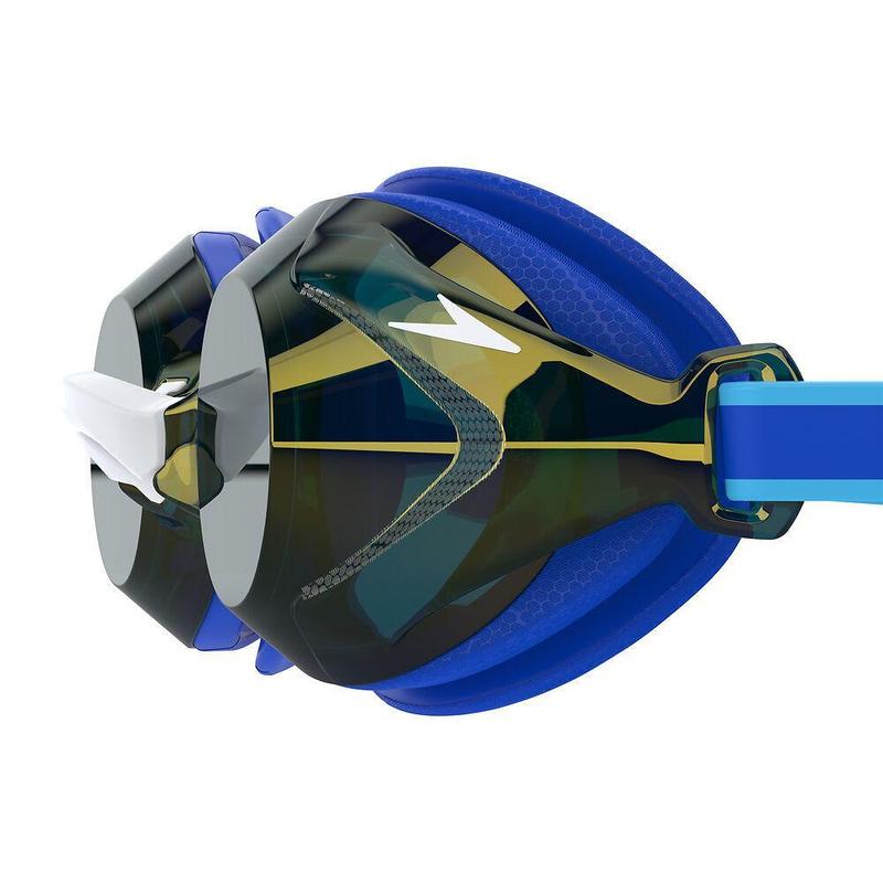 Speedo Junior Vanquisher 3.0 Mirror Goggle-Swim Goggles & Masks-Speedo-ONE SIZE-Cobalt Pop/Cobalt/Gold Mirror-Ashlee Grace Activewear & Swimwear Online
