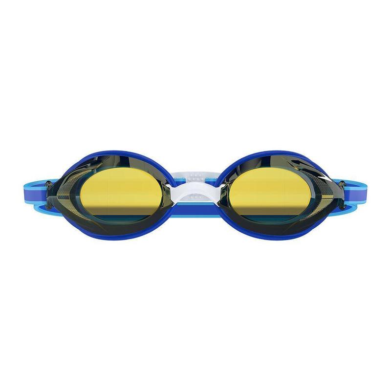 Speedo Junior Vanquisher 3.0 Mirror Goggle-Swim Goggles & Masks-Speedo-ONE SIZE-Cobalt Pop/Cobalt/Gold Mirror-Ashlee Grace Activewear & Swimwear Online