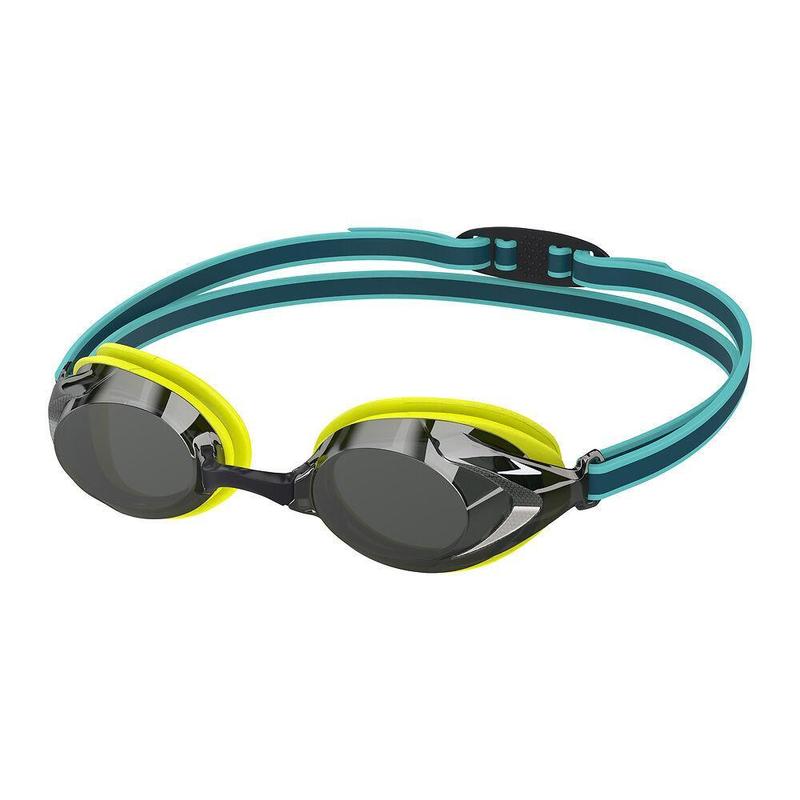 Speedo Junior Vanquisher 3.0 Mirror Goggle-Swim Goggles & Masks-Speedo-ONE SIZE-Hyper Yellow/Smoke/Silver-Ashlee Grace Activewear & Swimwear Online