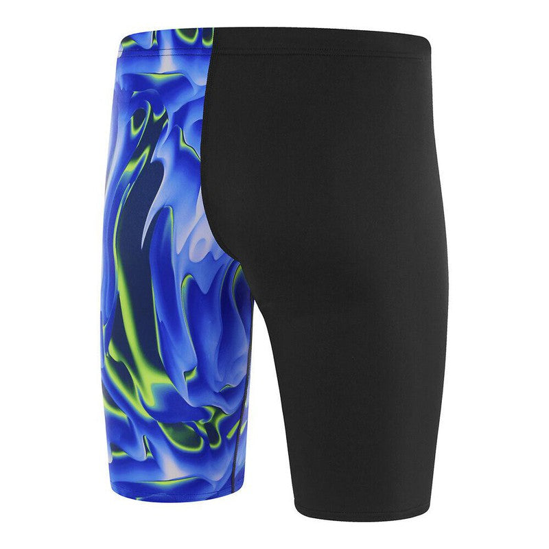 Speedo Mens Allover Digital Jammer-Swimwear-Speedo-AU12 | GB32-Black/Cobalt/Bolt-Ashlee Grace Activewear & Swimwear Online