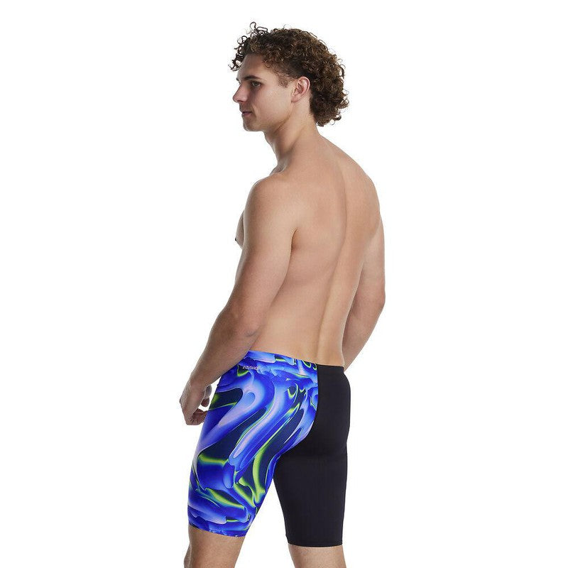 Speedo Mens Allover Digital Jammer-Swimwear-Speedo-AU12 | GB32-Black/Cobalt/Bolt-Ashlee Grace Activewear & Swimwear Online