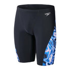 Speedo Mens Allover V-Cut Jammer-Swimwear-Speedo-AU6 | GB26-Black/True Cobalt/Cobalt Pop/Bondi Blue/Indigo Glow-8-00357715887-Ashlee Grace Activewear & Swimwear Online