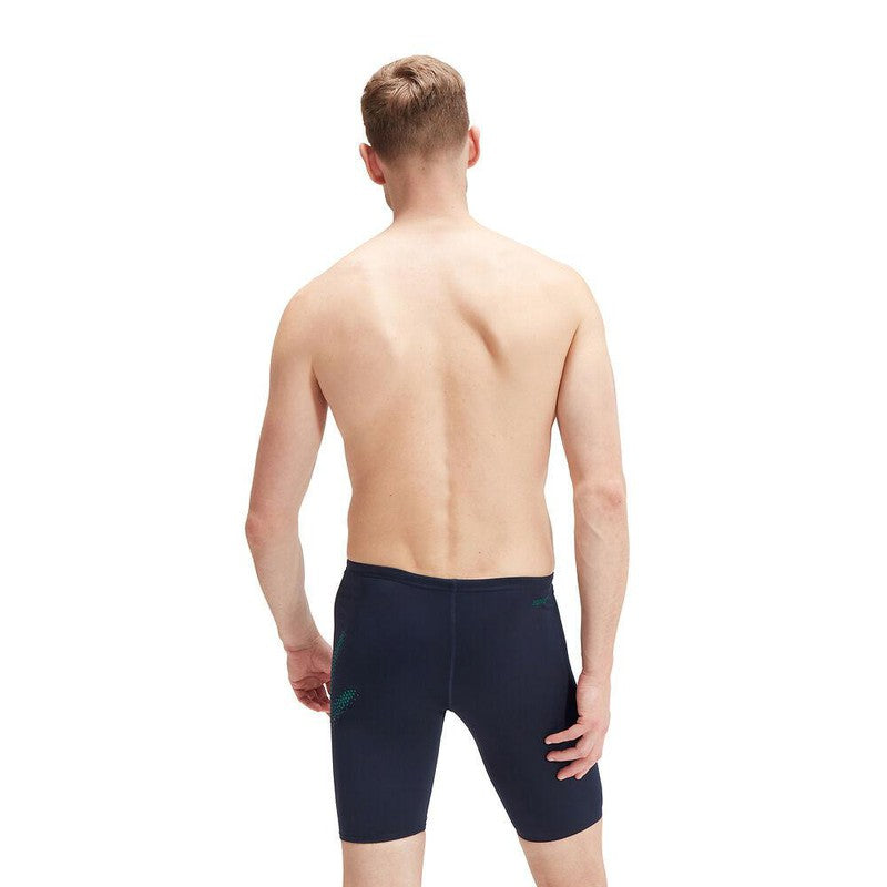 Speedo Mens Boom Placement Jammer-Swimwear-Speedo-AU8 | GB28-True Navy/Jungle Green-8-00302115574-Ashlee Grace Activewear & Swimwear Online