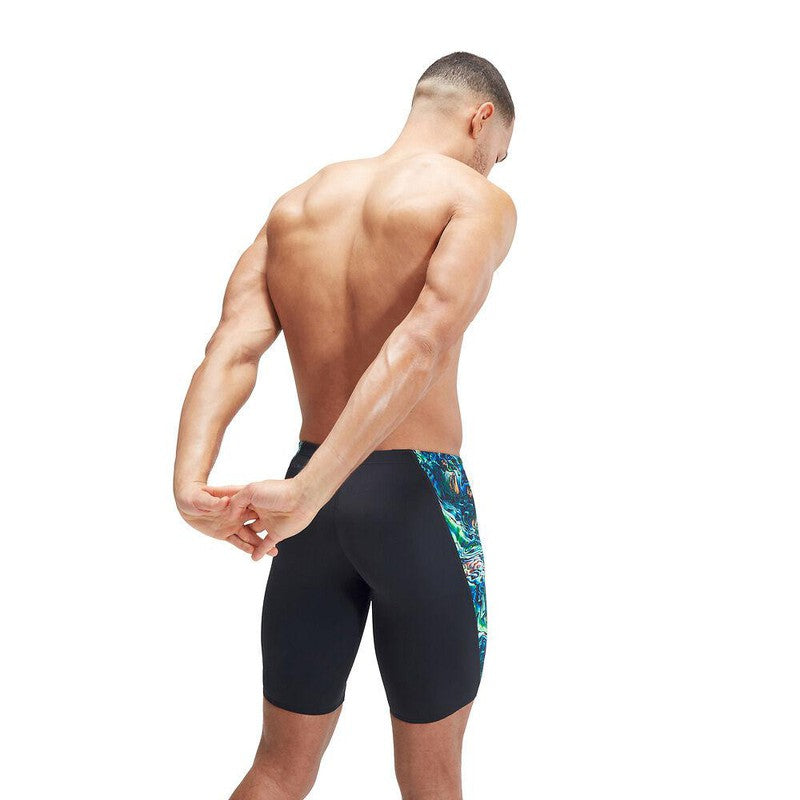 Speedo Mens Digi Placement V-Cut Jammer-Swimwear-Speedo-AU6 | GB26-Black/Cobalt Pop/Green Glow-8-1085115890-Ashlee Grace Activewear & Swimwear Online