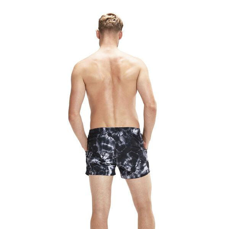 Speedo Mens Digital Printed Leisure 14" Watershort-Swimwear-Speedo-XS-FakeBlack/White/Dapple Grey-Ashlee Grace Activewear & Swimwear Online