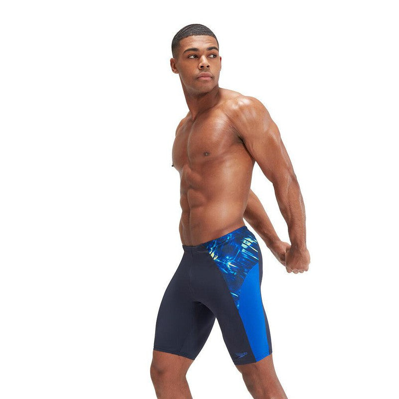 Speedo Mens End+ Splice Jammer-Swimwear-Speedo-AU6 | GB26-True Navy/True Cobalt-8-00300215732-Ashlee Grace Activewear & Swimwear Online