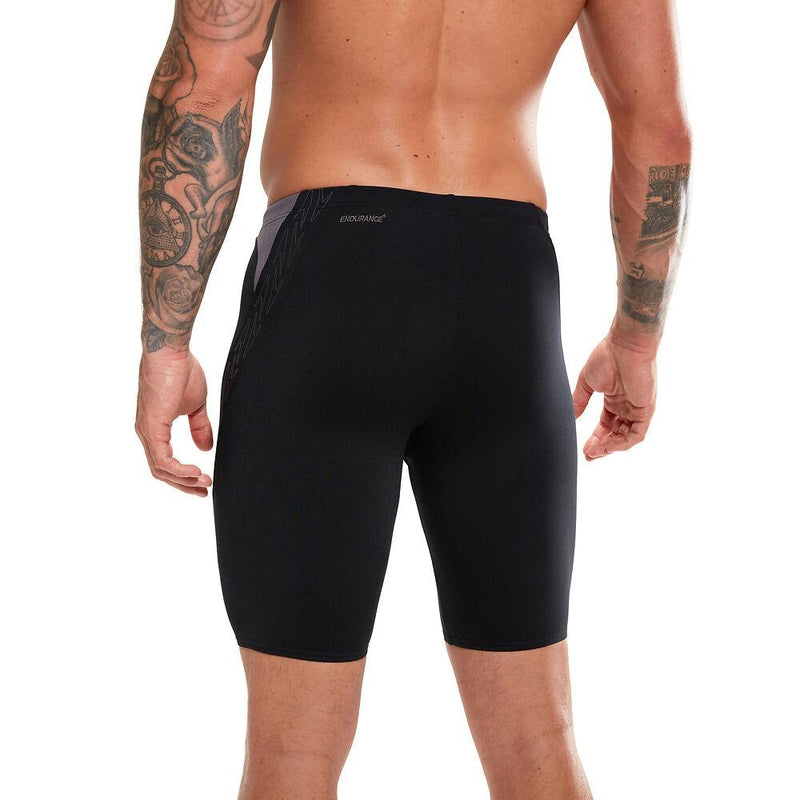 Speedo Mens Hyperboom Splice Jammer-Swimwear-Speedo-AU6| GB26-Black/Dove Grey-Ashlee Grace Activewear & Swimwear Online