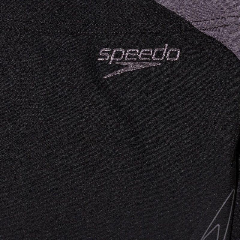 Speedo Mens Hyperboom Splice Jammer-Swimwear-Speedo-AU6| GB26-Black/Dove Grey-Ashlee Grace Activewear & Swimwear Online