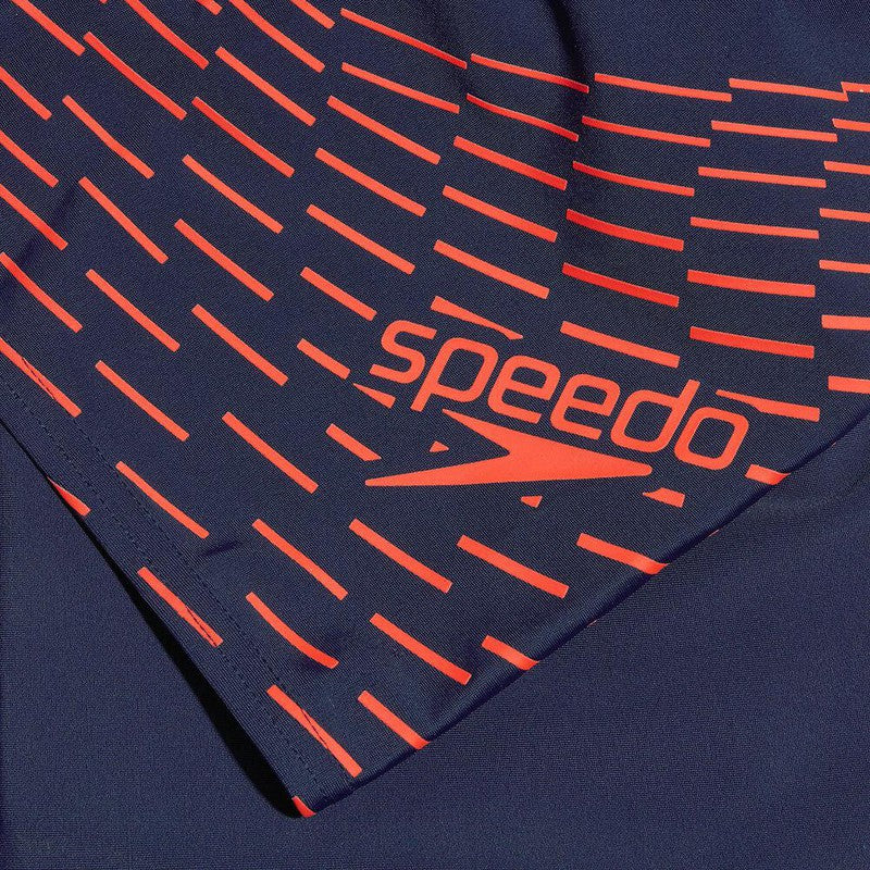 Speedo Mens Medley Logo Jammer-Swimwear-Speedo-AU6 | GB26-True Navy/ Volcanic Orange-8-1135515665-Ashlee Grace Activewear & Swimwear Online