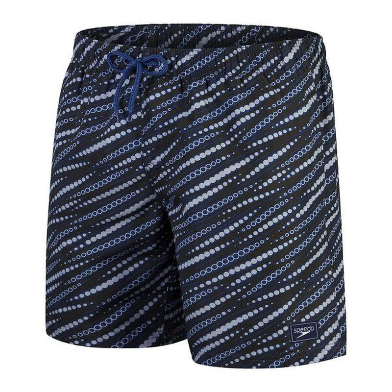 Speedo Mens Printed Leisure 18" Watershort-Swimwear-Speedo-XS-Fake Black/Ammonite/Dapple Grey/Ammonite/Dapple Grey-Ashlee Grace Activewear & Swimwear Online