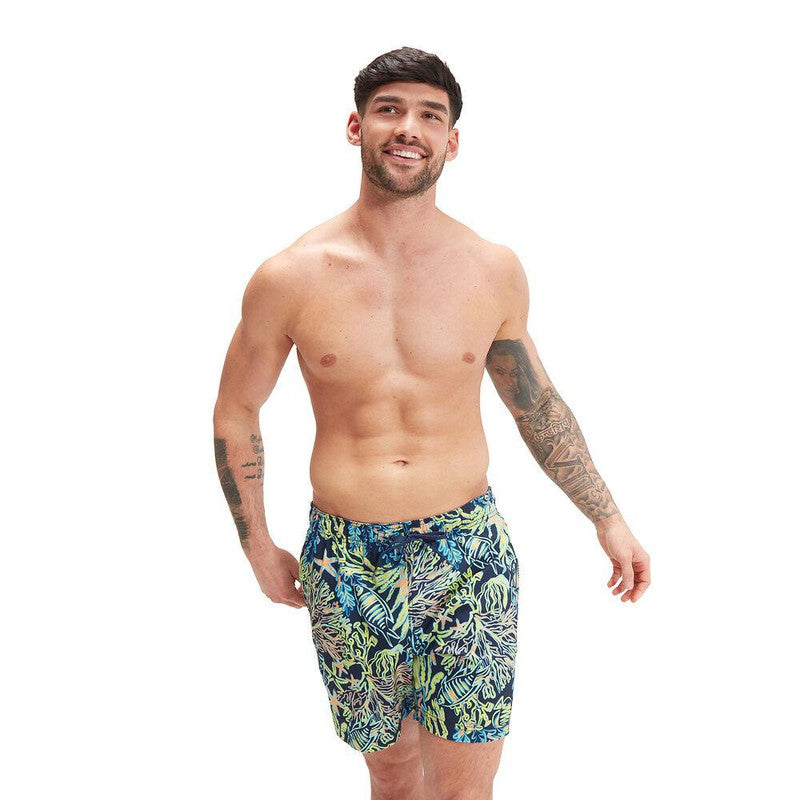 Speedo Mens Printed Redondo Edge Volley 14"-Swimwear-Speedo-XS-Pool-8-00333015660-Ashlee Grace Activewear & Swimwear Online