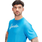 Speedo Mens Short Sleeve Tee-T-Shirt-Speedo-XS-Baja Blue-Ashlee Grace Activewear & Swimwear Online