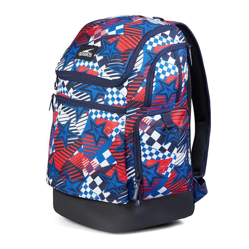 Speedo Teamster 2.0 Rucksack 35L-Backpacks-Speedo-Pure Blue/True Cobalt/Watermelon-Ashlee Grace Activewear & Swimwear Online