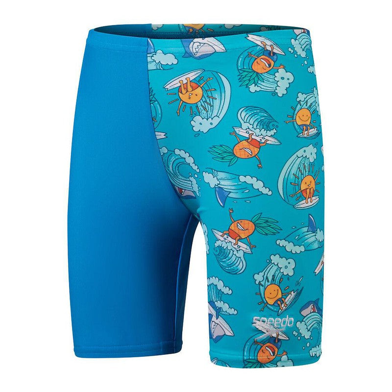 Speedo Toddler Boys Digital Allover Jammer-Swimwear-Speedo-1-Harmony Blue-8-00323215825-Ashlee Grace Activewear & Swimwear Online