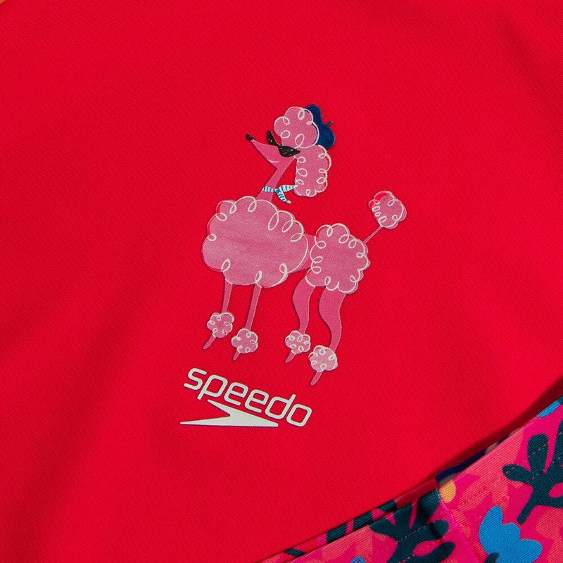 Speedo Toddler Girls Digital Short Sleeve Rash Top Set-Swimwear-Speedo-3-Bloominous Pink/Cupid Coral-Ashlee Grace Activewear & Swimwear Online