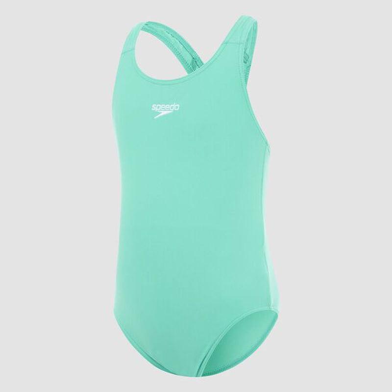 Speedo Toddler Girls Essential Medallist One Piece-Swimwear-Speedo-1-Light Jade-Ashlee Grace Activewear & Swimwear Online