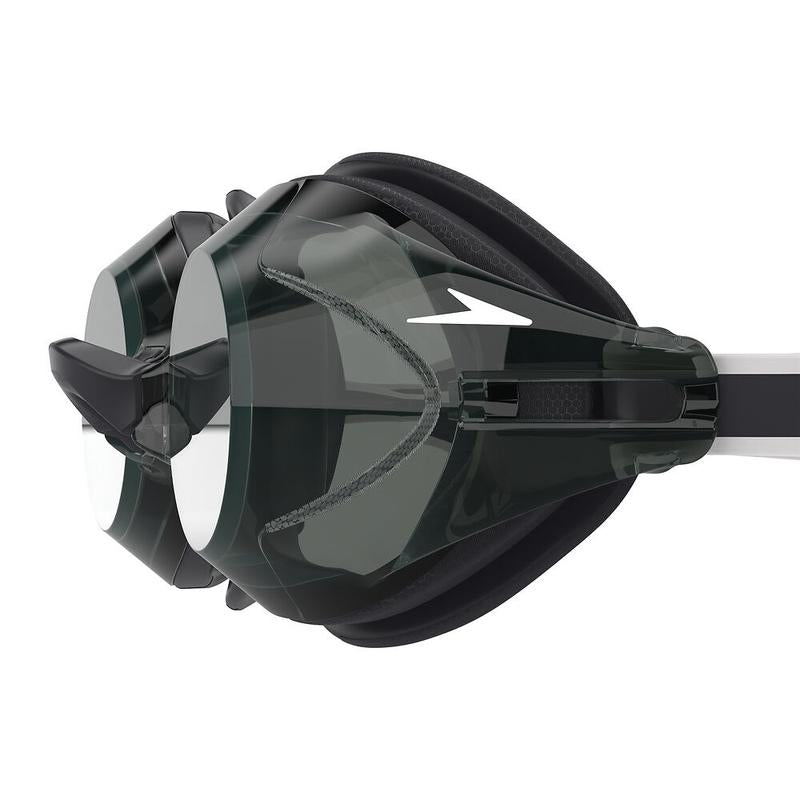 Speedo Vanquisher 3.0 Goggle-Swim Goggles & Masks-Speedo-ONE SIZE-Black/Smoke-Ashlee Grace Activewear & Swimwear Online