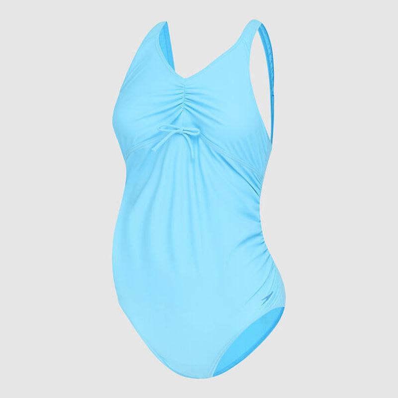 Speedo Womens U-Back Maternity One Piece-Swimwear-Speedo-S-Turquoise-Ashlee Grace Activewear & Swimwear Online