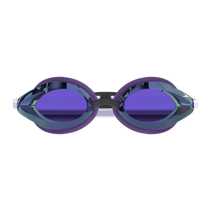 Speedo Womens Vanquisher 3.0 Mirror Goggle-Swim Goggles & Masks-Speedo-ONE SIZE-Hawaiian Sky/Grey/Silver Mirror-Ashlee Grace Activewear & Swimwear Online