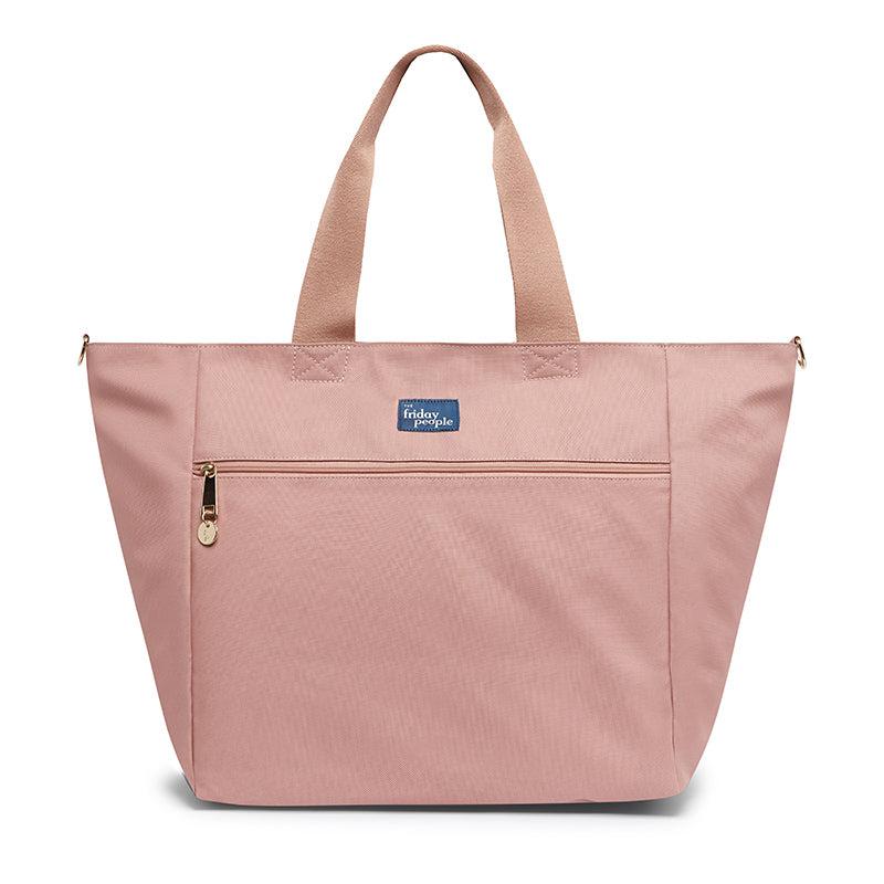 The Friday People | Carryall Tote-Lunch Boxes & Totes-The Friday People-Dusky Pink-Large-Ashlee Grace Activewear & Swimwear Online