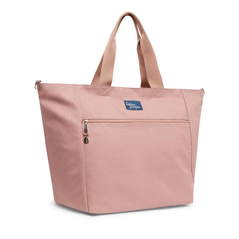 The Friday People | Carryall Tote-Lunch Boxes & Totes-The Friday People-Dusky Pink-Large-Ashlee Grace Activewear & Swimwear Online