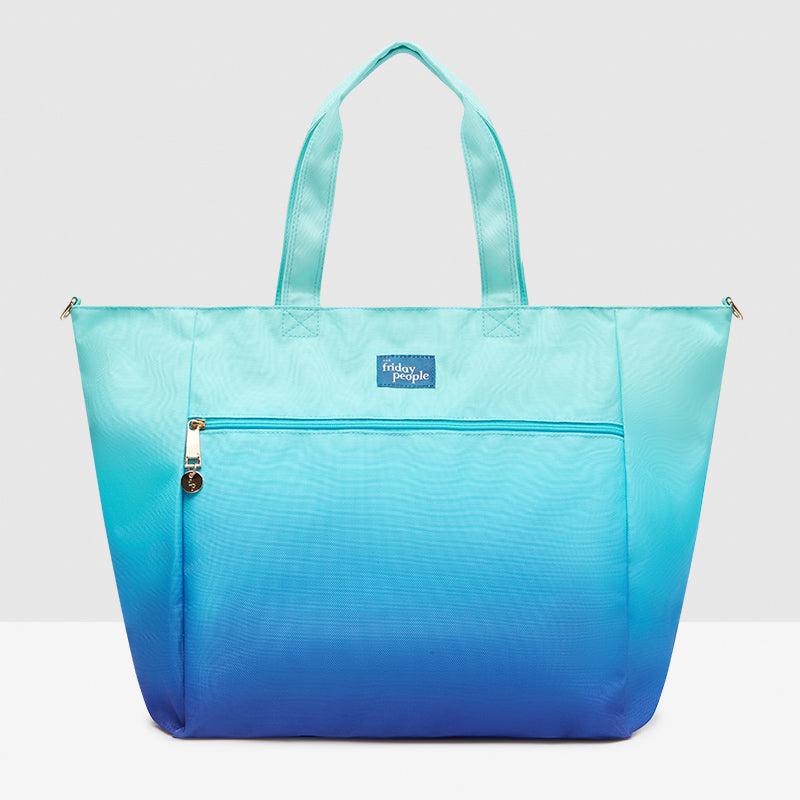 The Friday People | Carryall Tote-Lunch Boxes & Totes-The Friday People-Blue Sky-Large-Ashlee Grace Activewear & Swimwear Online