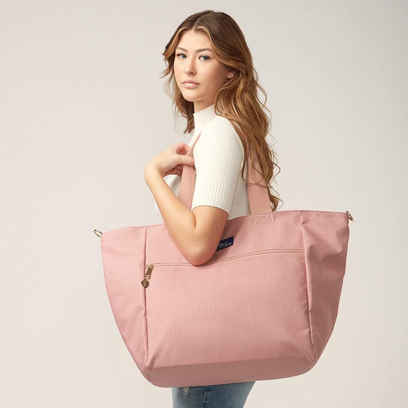 The Friday People | Carryall Tote-Lunch Boxes & Totes-The Friday People-Dusky Pink-Large-Ashlee Grace Activewear & Swimwear Online