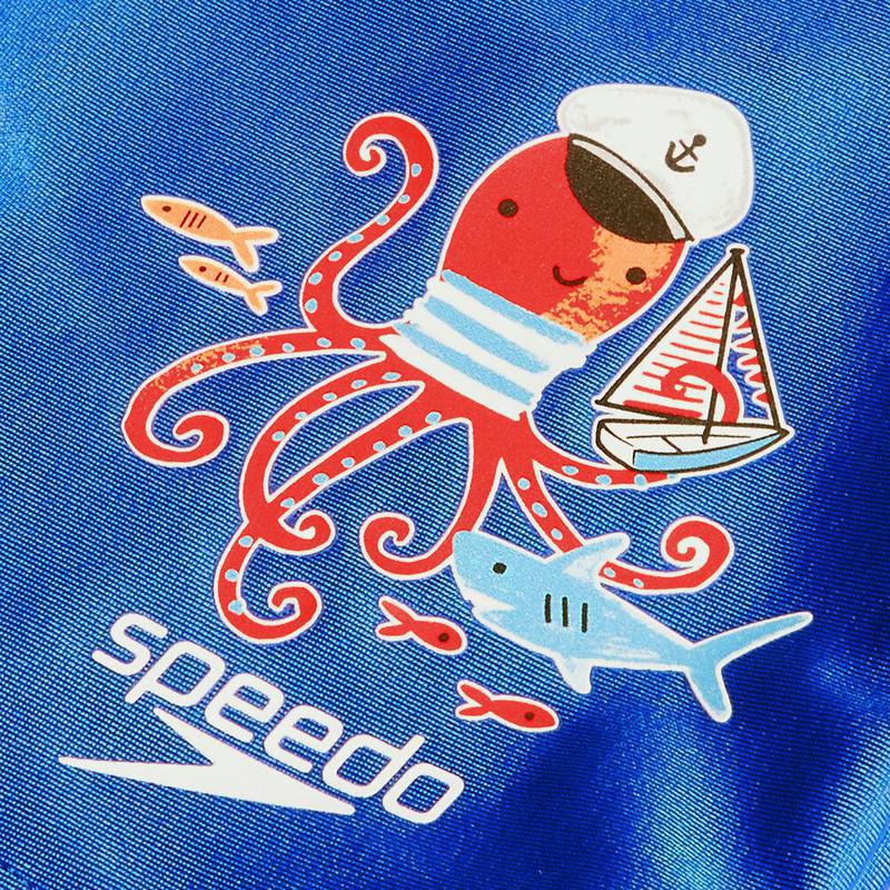 Toddler Boys Placement Aquashort-Swimwear-Speedo-2-True Cobalt/White-Ashlee Grace Activewear & Swimwear Online